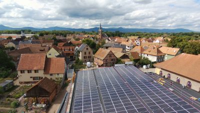 installation panneaux solaires gymnase