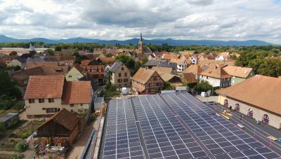 installation panneaux solaires gymnase