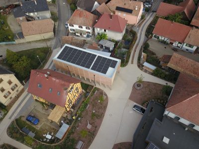 Toit solaire Halle de marché